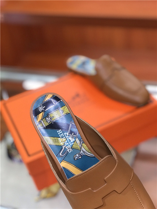 hermes loafers slippers