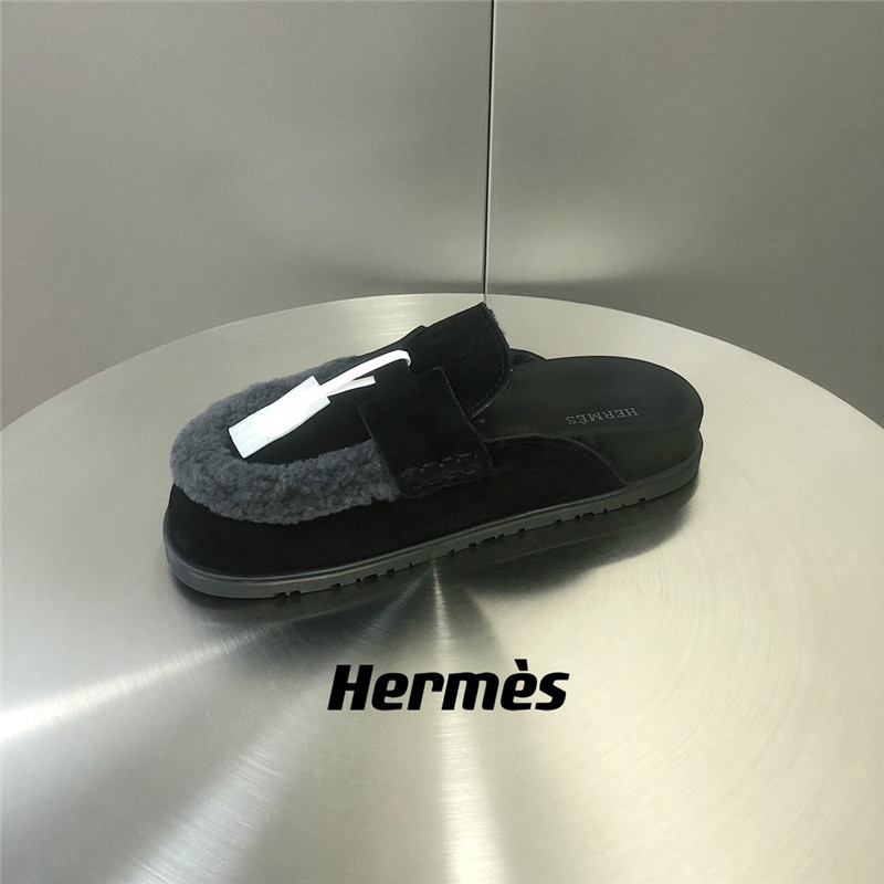 Hermès Fur Birkenstocks