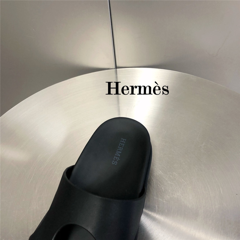 hermes edith hole slippers