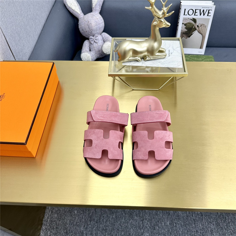 Hermès roll cake hair uncle slippers