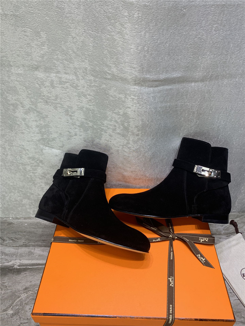 hermes kelly ankle boots