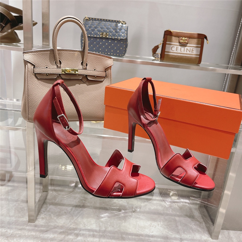 hermes high heel sandals womens