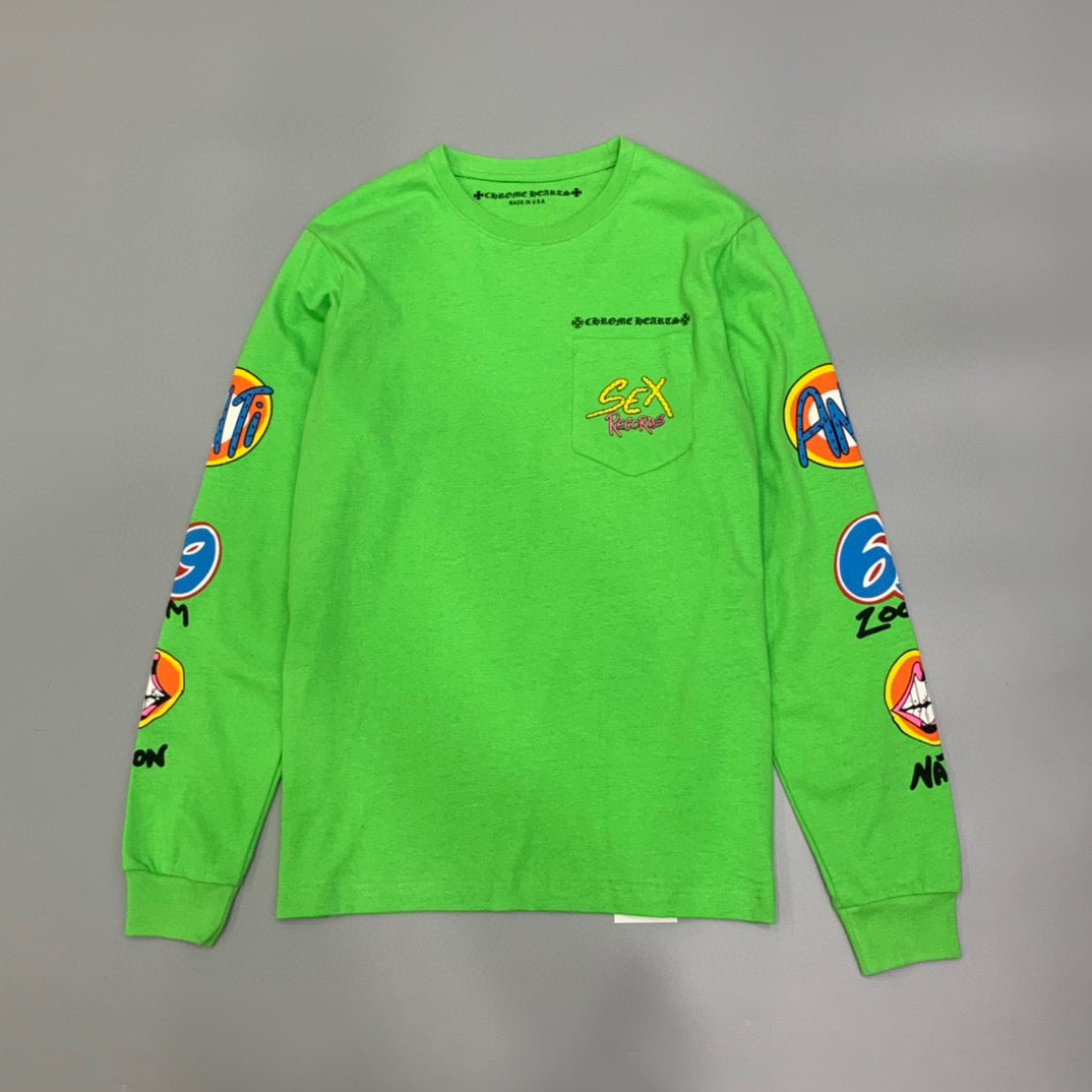 Chrome Hearts “Green” Sex Records Long Sleeve