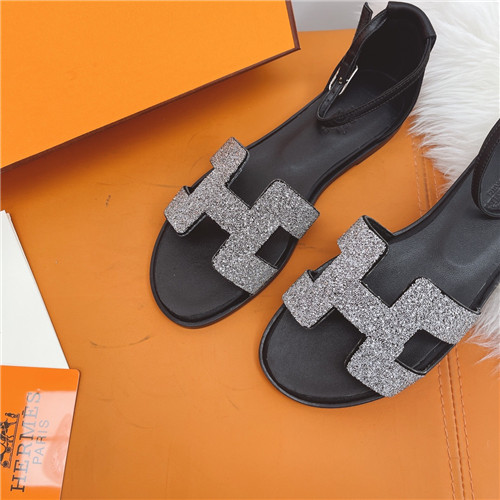 hermes flat sandals womens