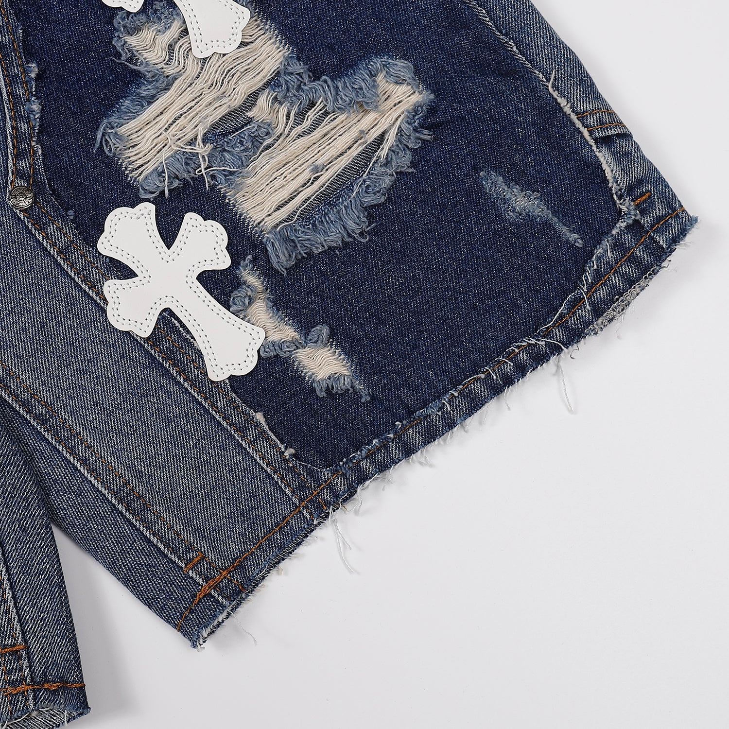 Chrome Hearts Denim Shorts