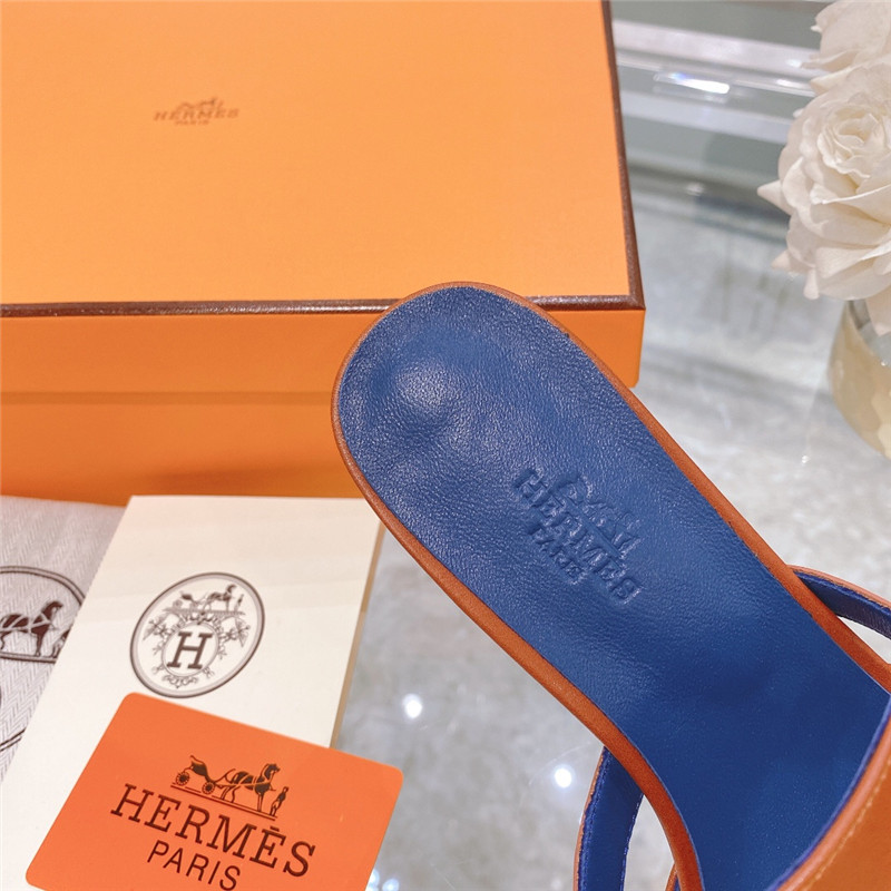 Hermes Sandals Dupe spring and summer new texture sandals