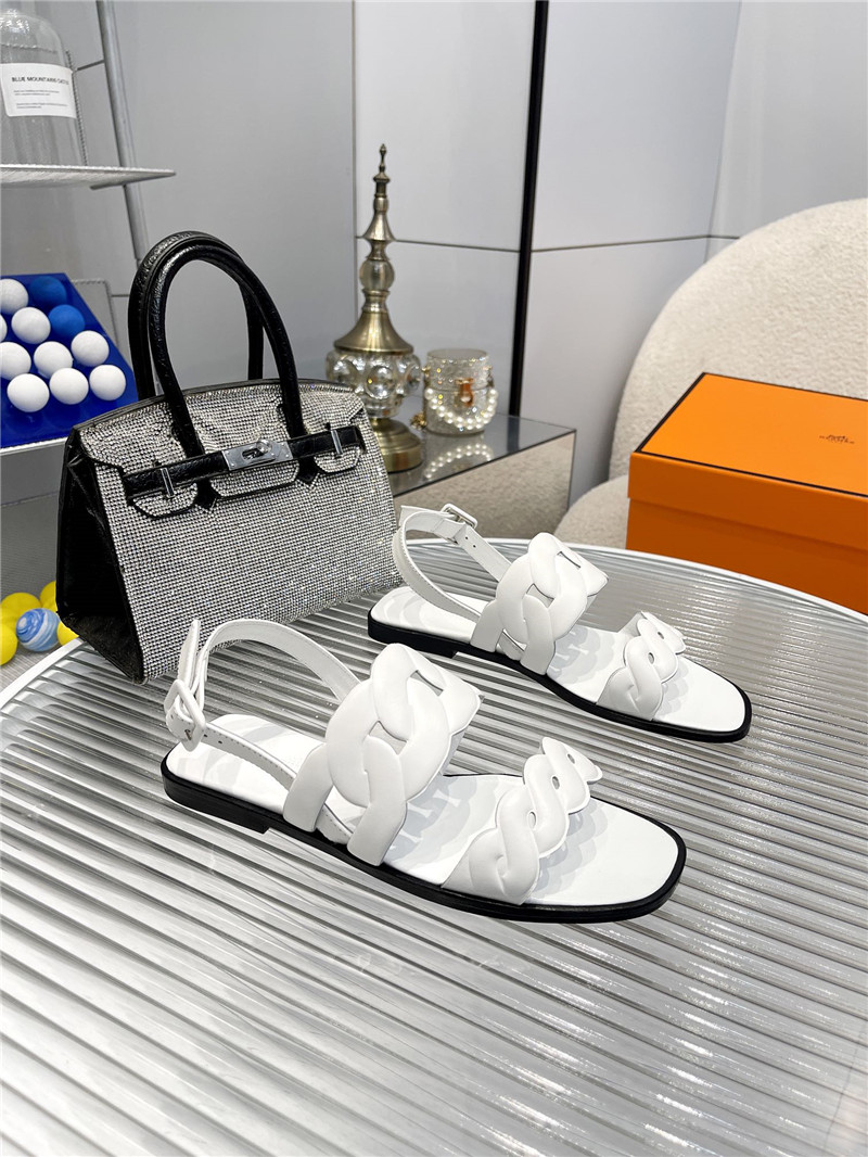 Hermès pig nose sandals
