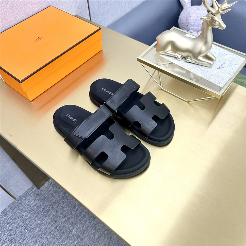 Hermès roll cake hair uncle slippers