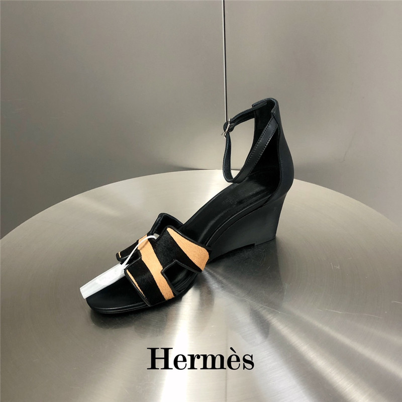 hermes legend wedge sandals