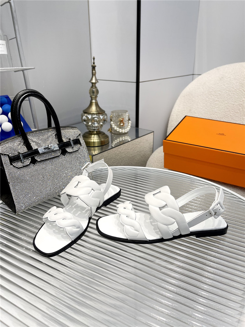 Hermès pig nose sandals