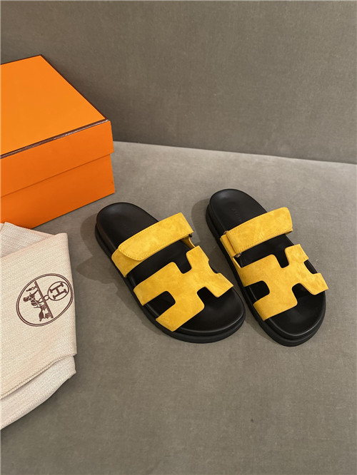 hermes h slippers women