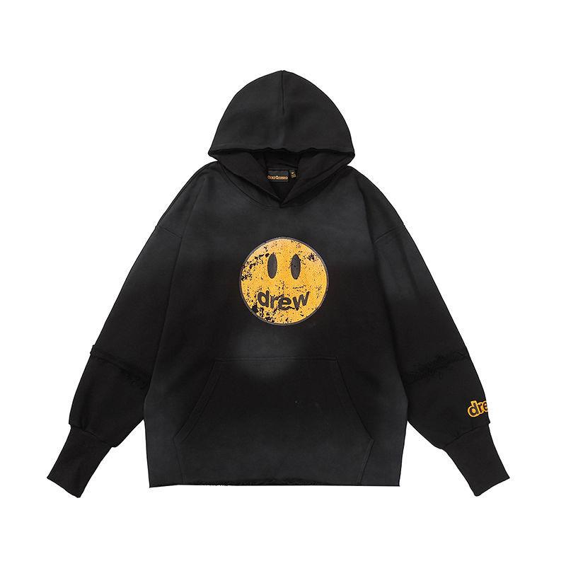 Drew House Black Crack Hoodie