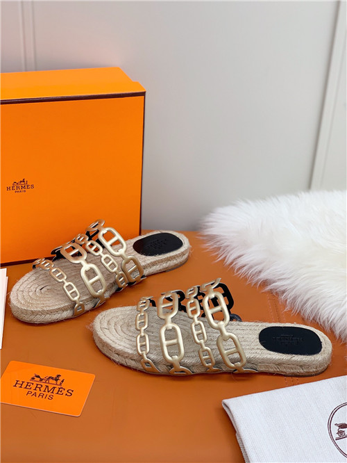 hermes flat slippers
