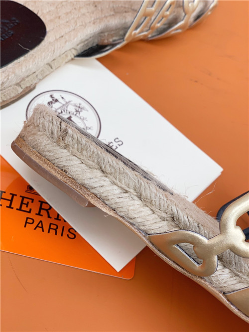 hermes flat slippers
