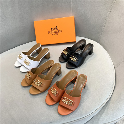 hermes lady slippers