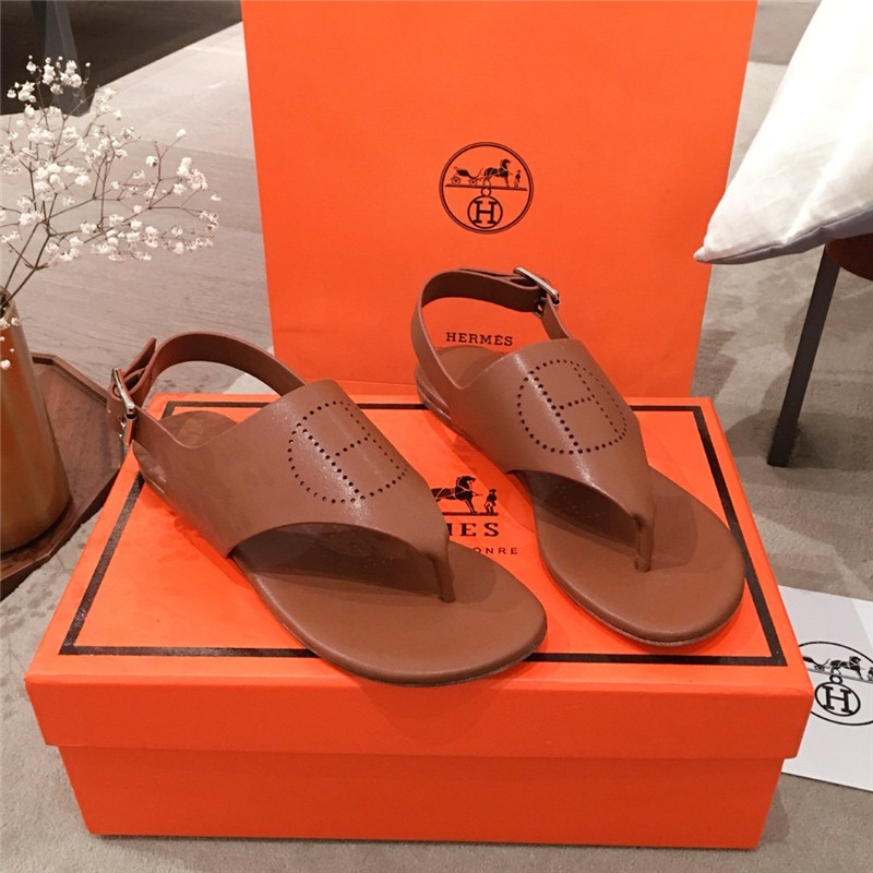 Hermes fake sandals replica sandals shoes