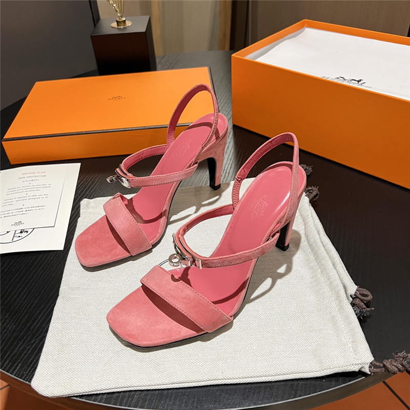 Hermes Sandals Dupe classic H high-heeled sandals