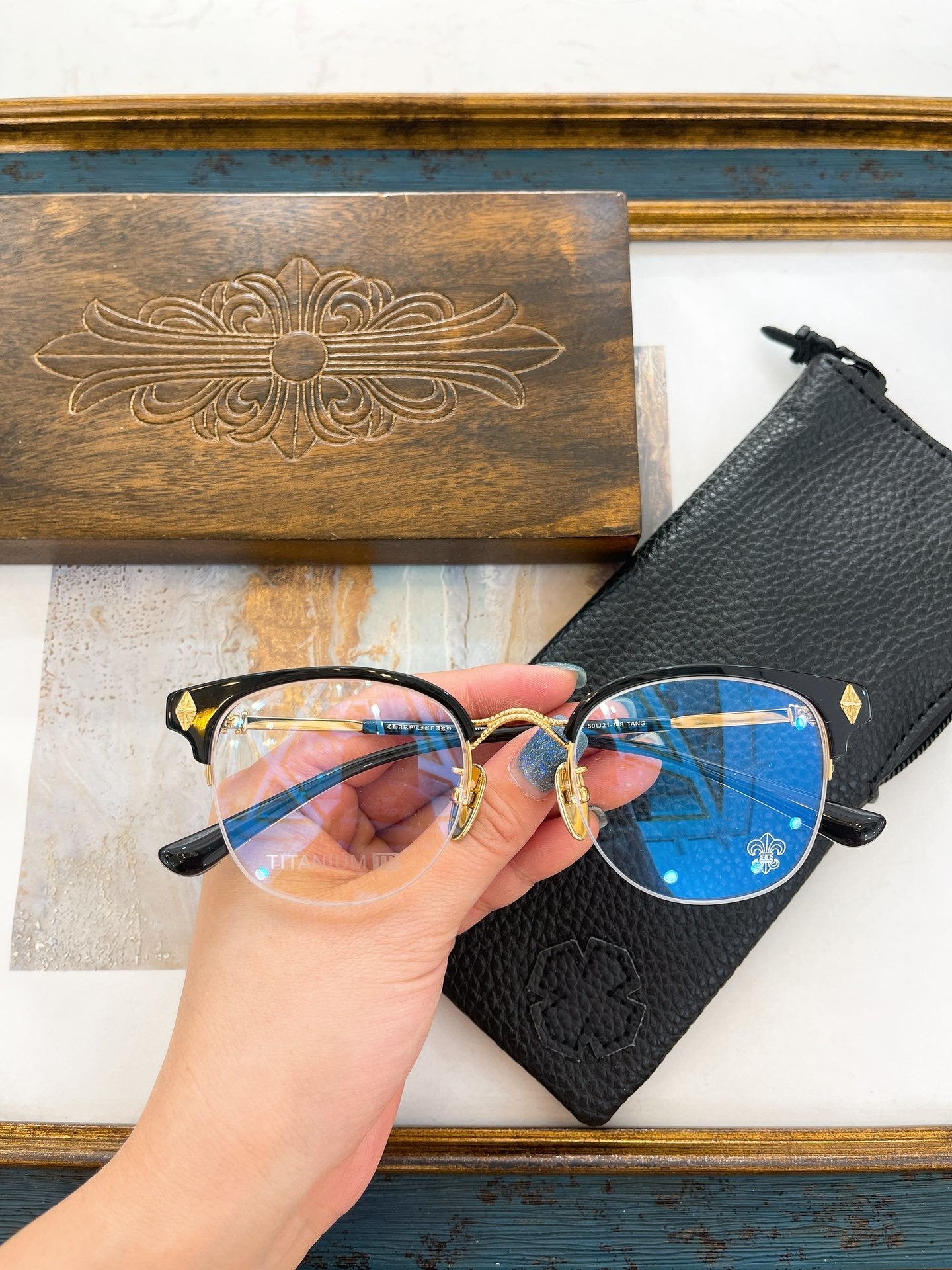 Chrome Hearts eyewear/glasses