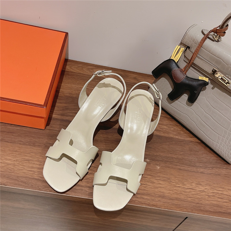 Hermès early spring counter new high-heeled sandals