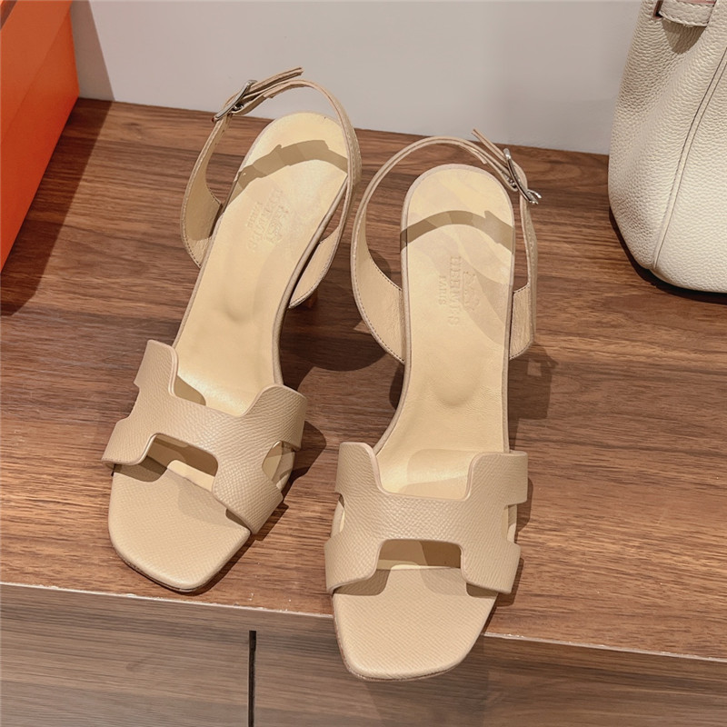 Hermès early spring counter new high-heeled sandals