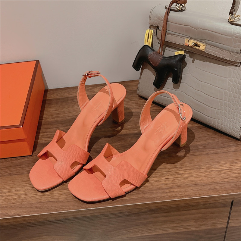 Hermès early spring counter new high-heeled sandals
