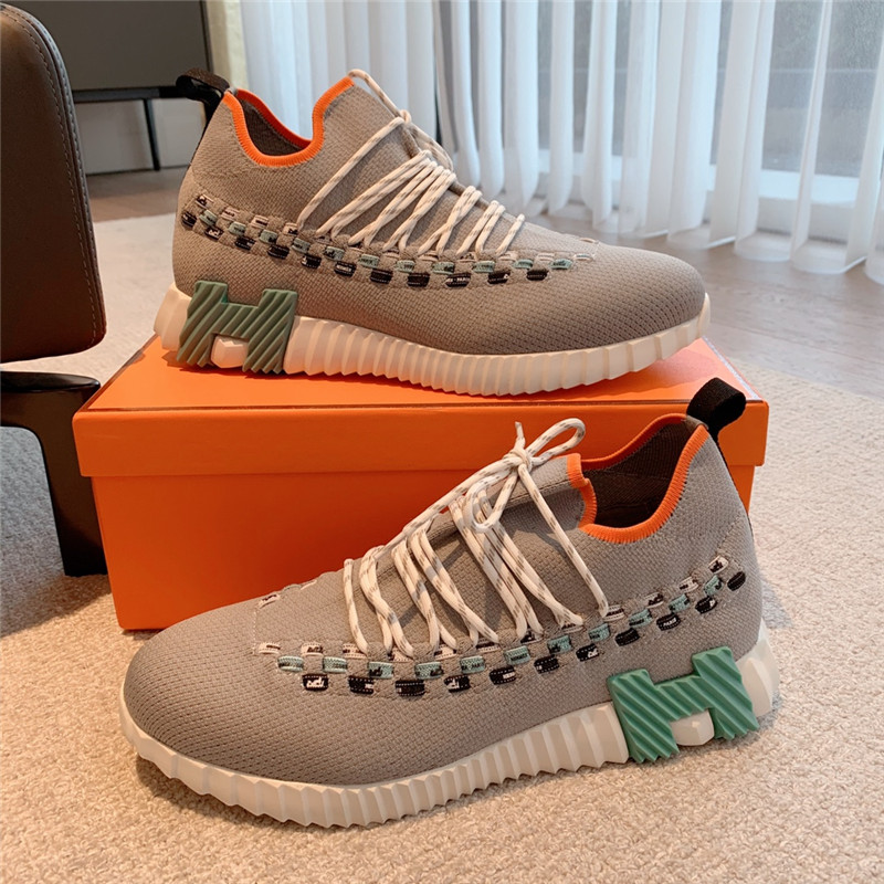 Hermès early spring couple casual shoes