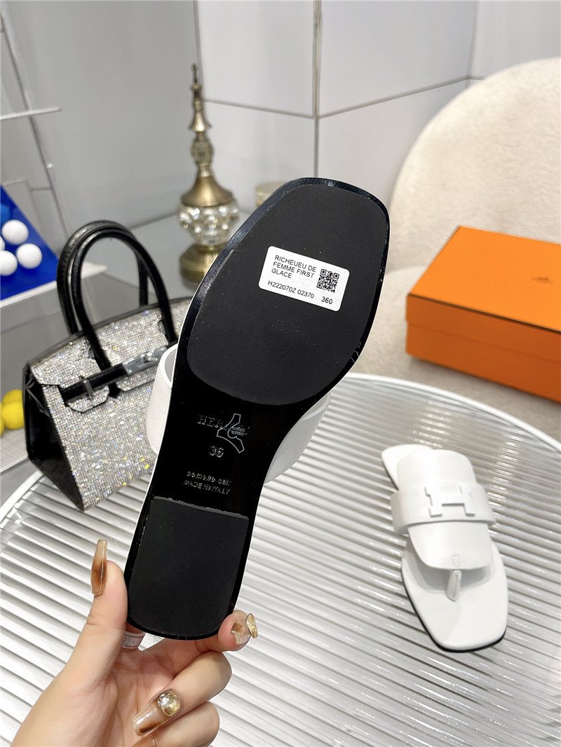 Hermès Classic H Buckle Sandals