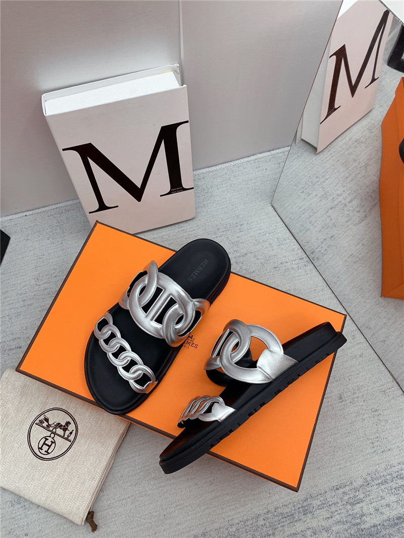 hermes flat sandals