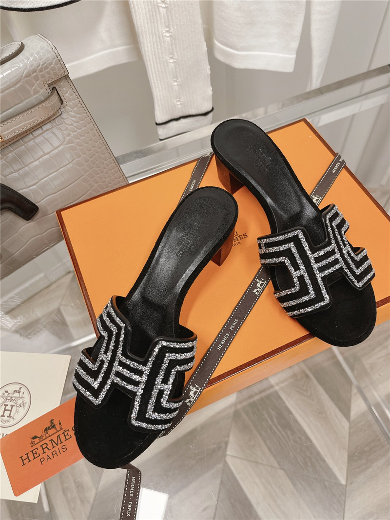 Hermes Sandals Dupe chunky heel sandals slippers