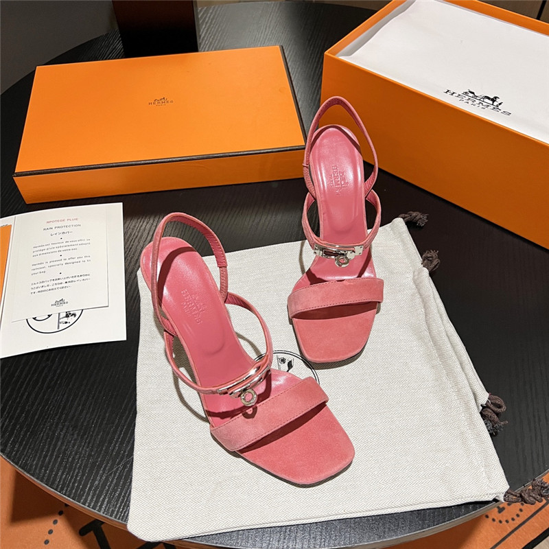 Hermes Sandals Dupe classic H high-heeled sandals