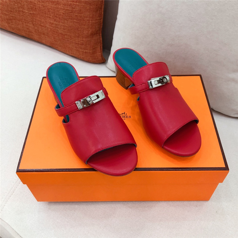 Hermes Sandals Dupe chunky heel sandals