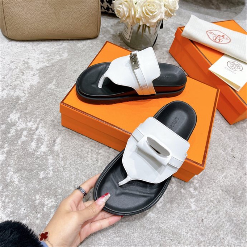 hermes kelly buckle slippers