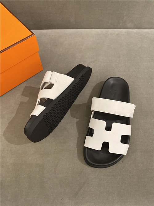 hermes h slippers women