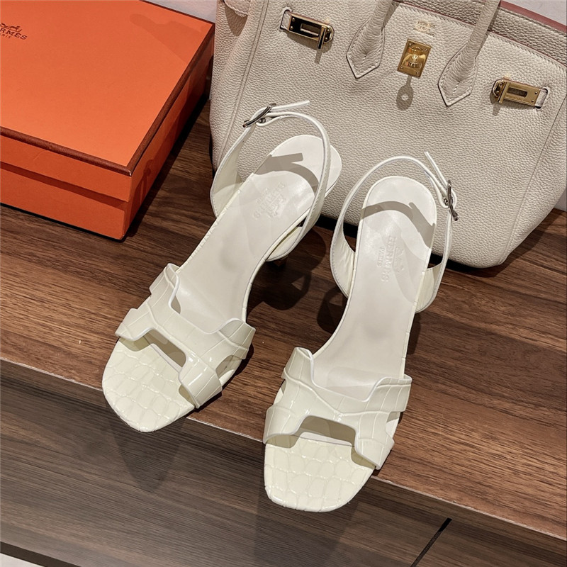 Hermès early spring counter new high-heeled sandals