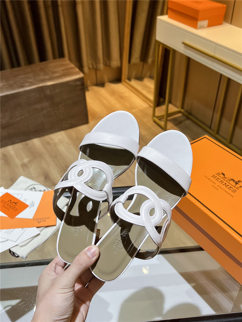 Hermes Sandals Dupe chunky heel sandals