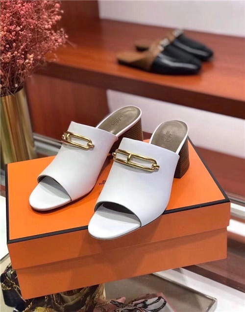 Hermes Dupes blossom mule slippers