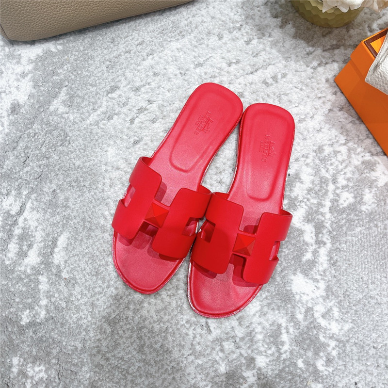 Hermes Sandals Dupe summer new orange sandals