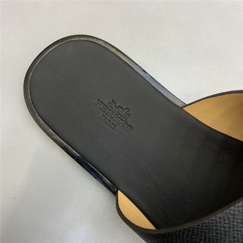 hermes H men s slippers