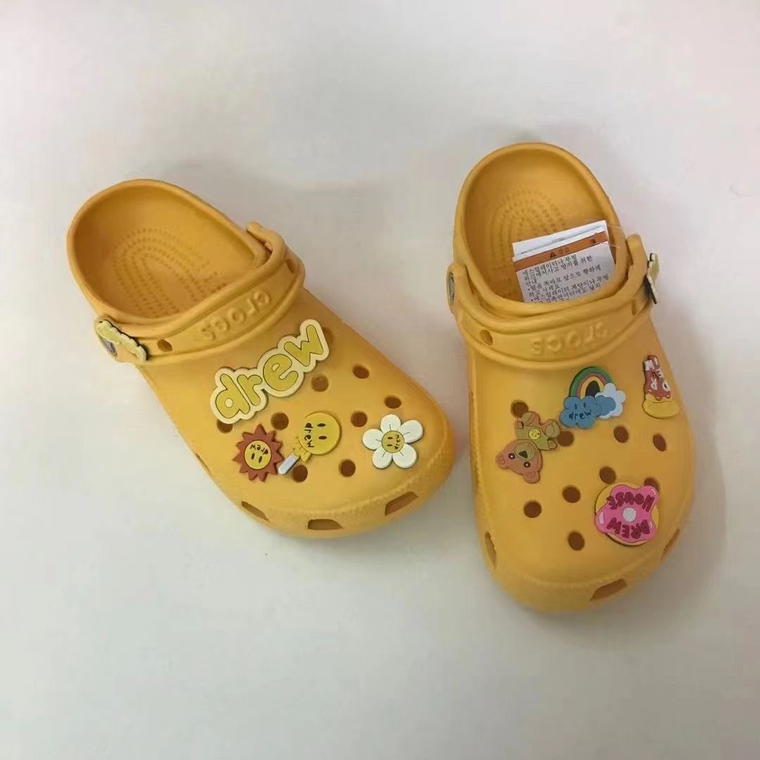 Drew House Crocs Justin Slippers White