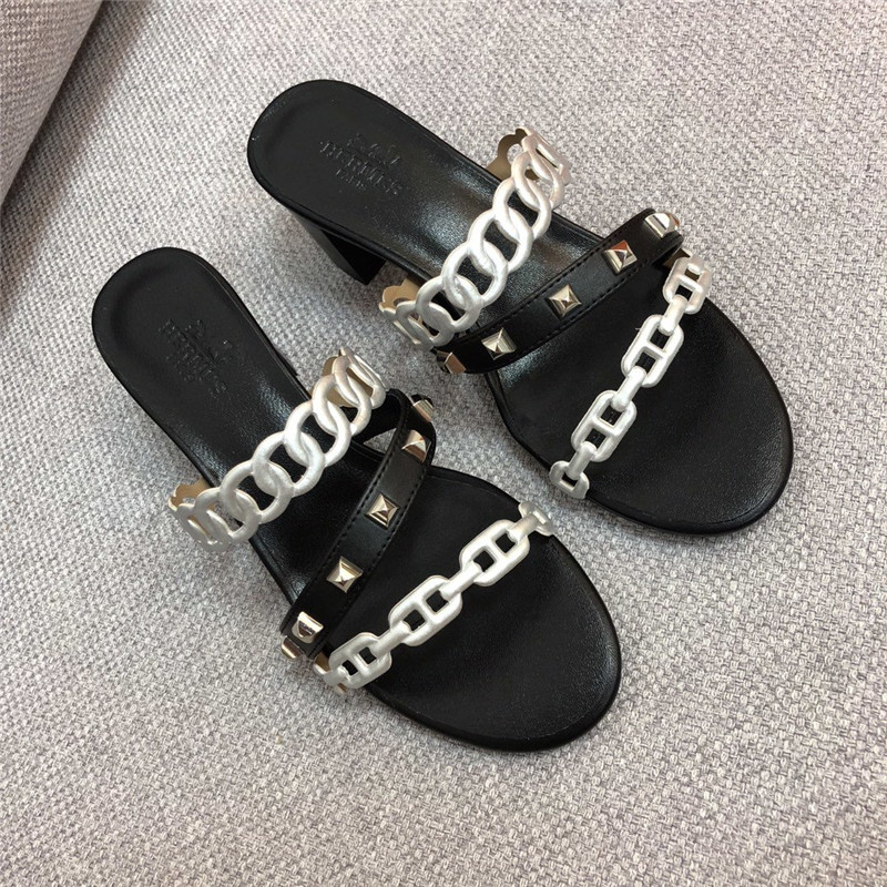 Hermes fake sandals replica sandals shoes