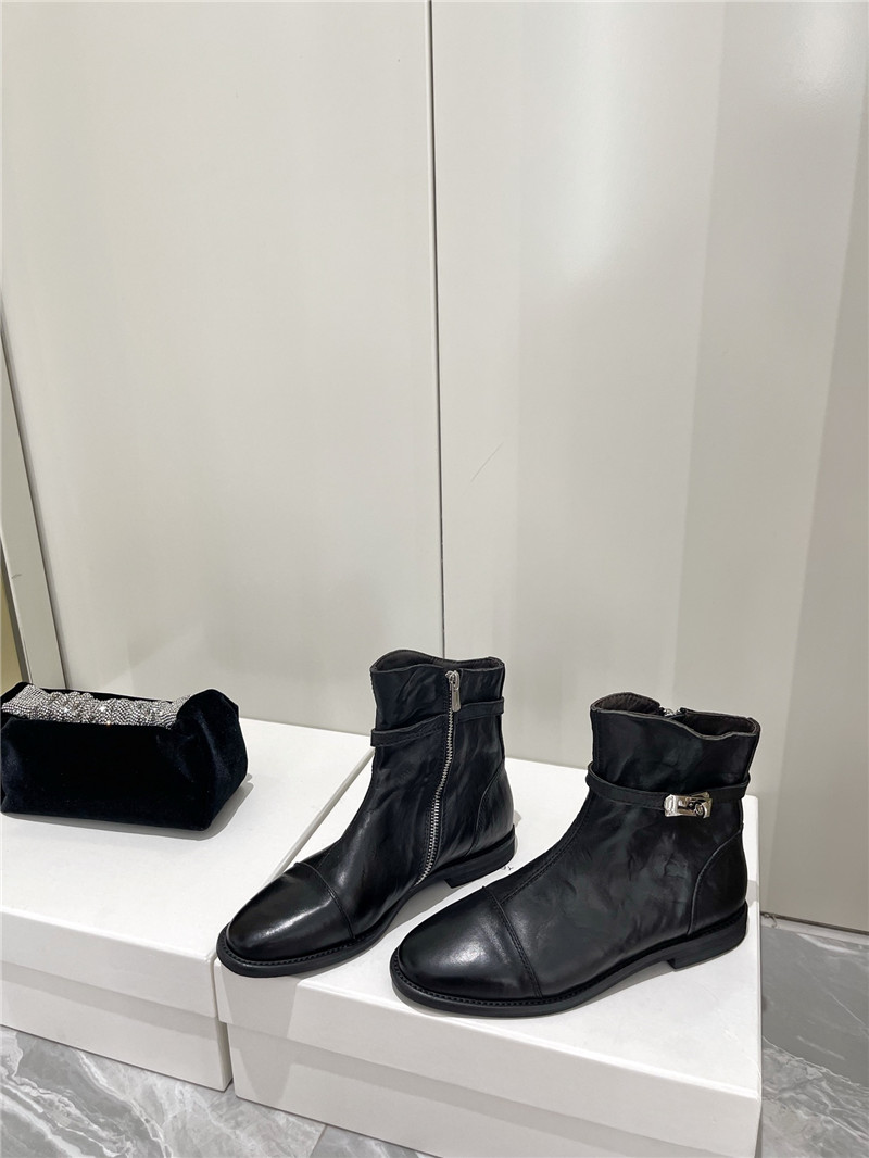hermes kelly zip ankle boots