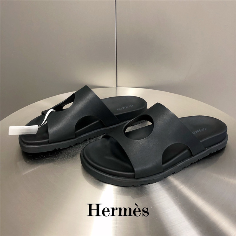 hermes edith hole slippers