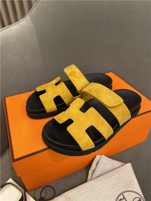 hermes h slippers women