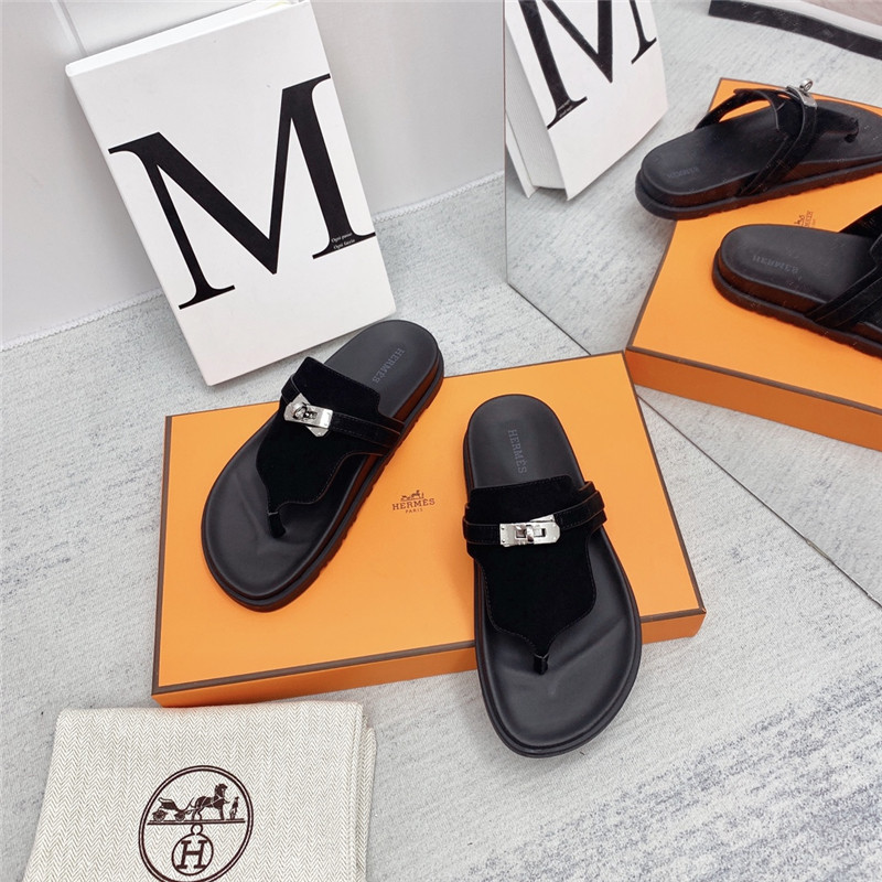Hermès couple shoes