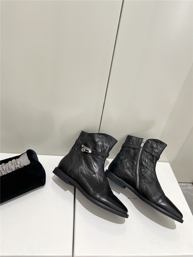 hermes kelly zip ankle boots
