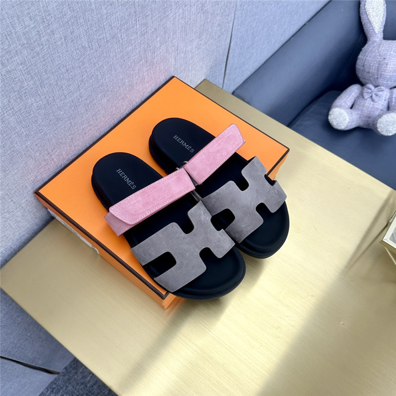 Hermès roll cake hair uncle slippers
