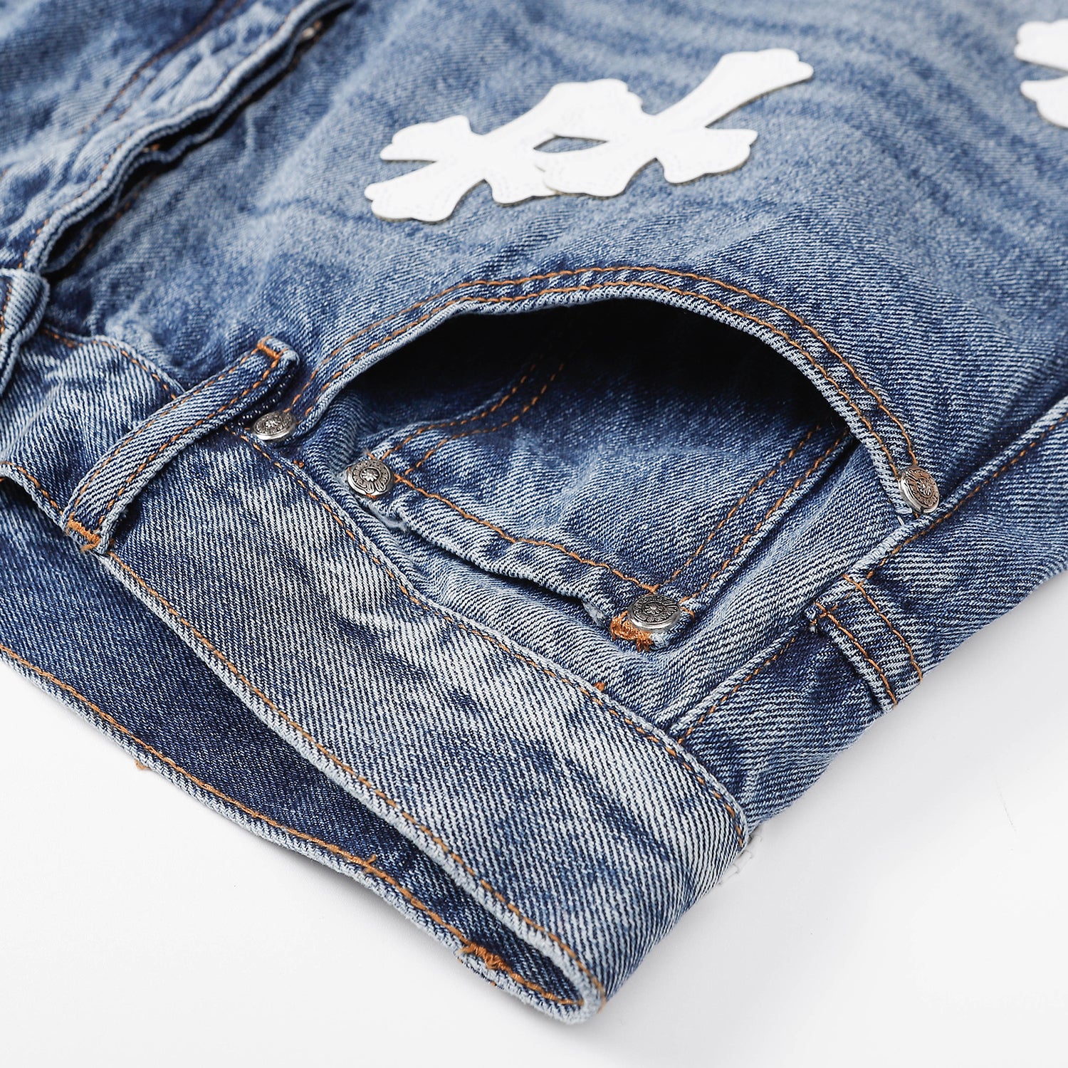 Chrome Hearts Denim Shorts