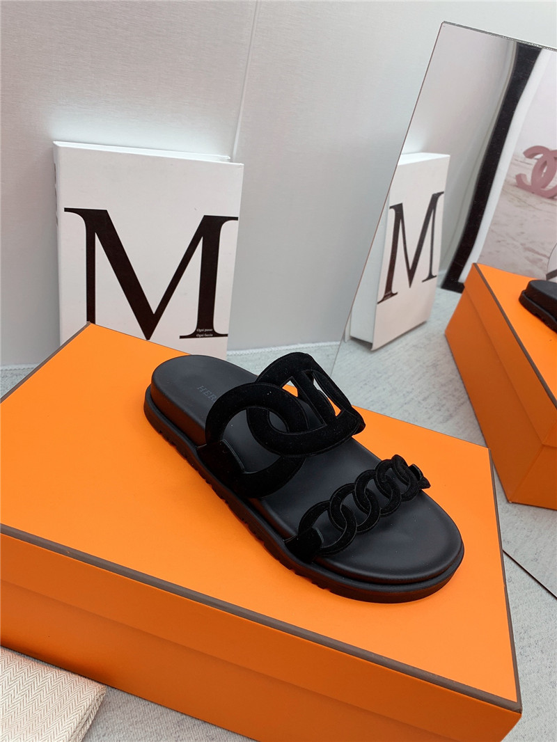 hermes flat sandals