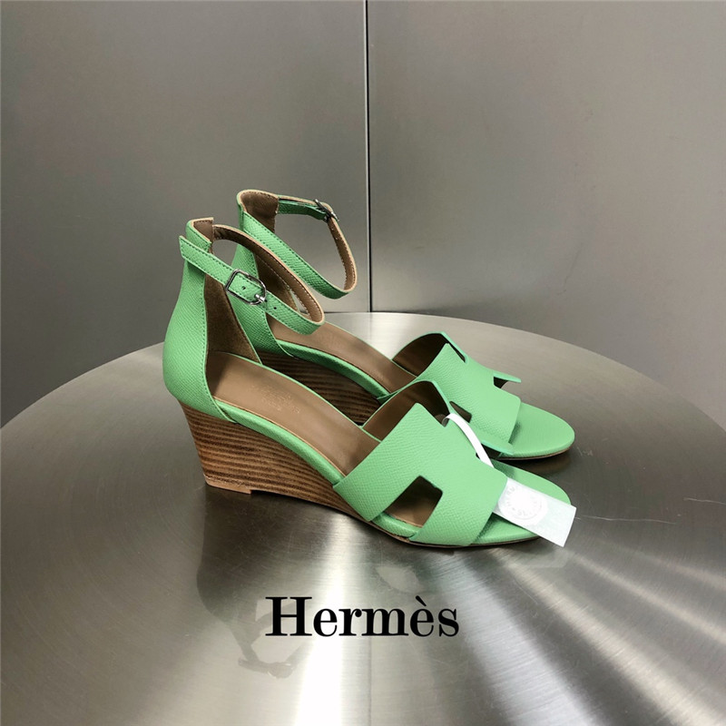 hermes legend wedge sandals