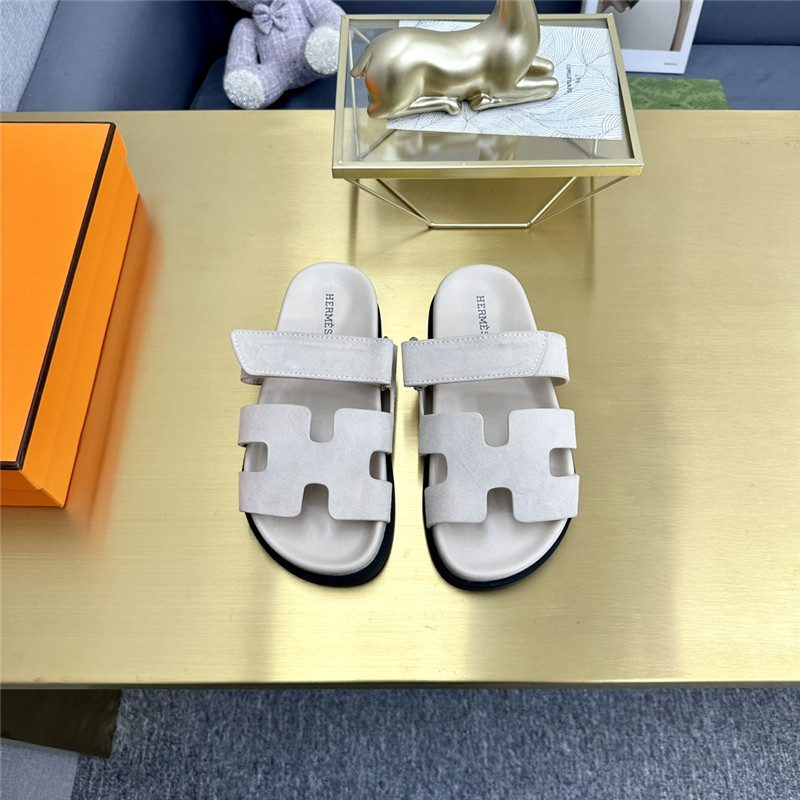 Hermès roll cake hair uncle slippers